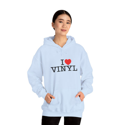 I ❤️ VINYL Unisex Heavy Blend™ Hooded Sweatshirt