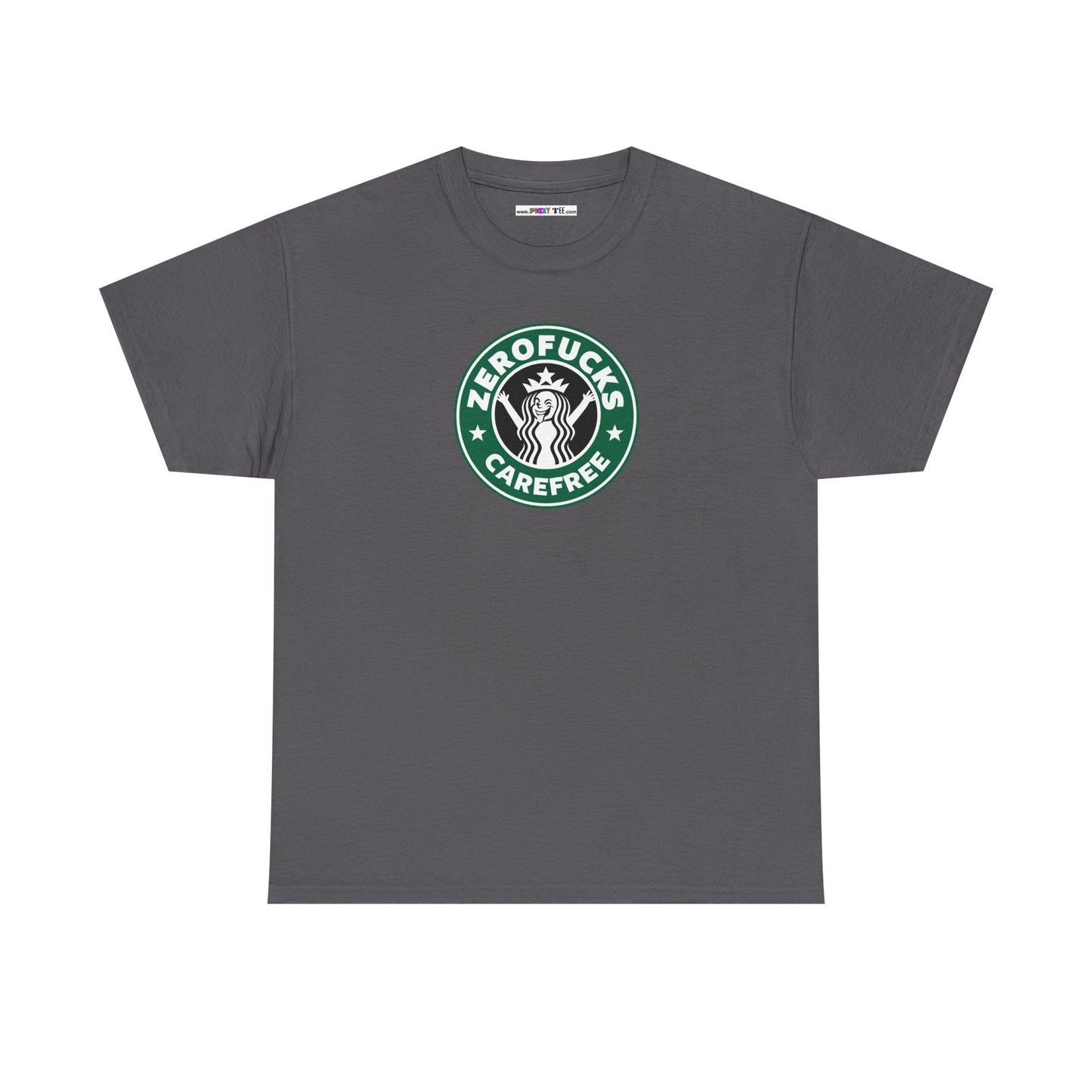 ZEROFUCKS CAREFREE Unisex Heavy Cotton Tee