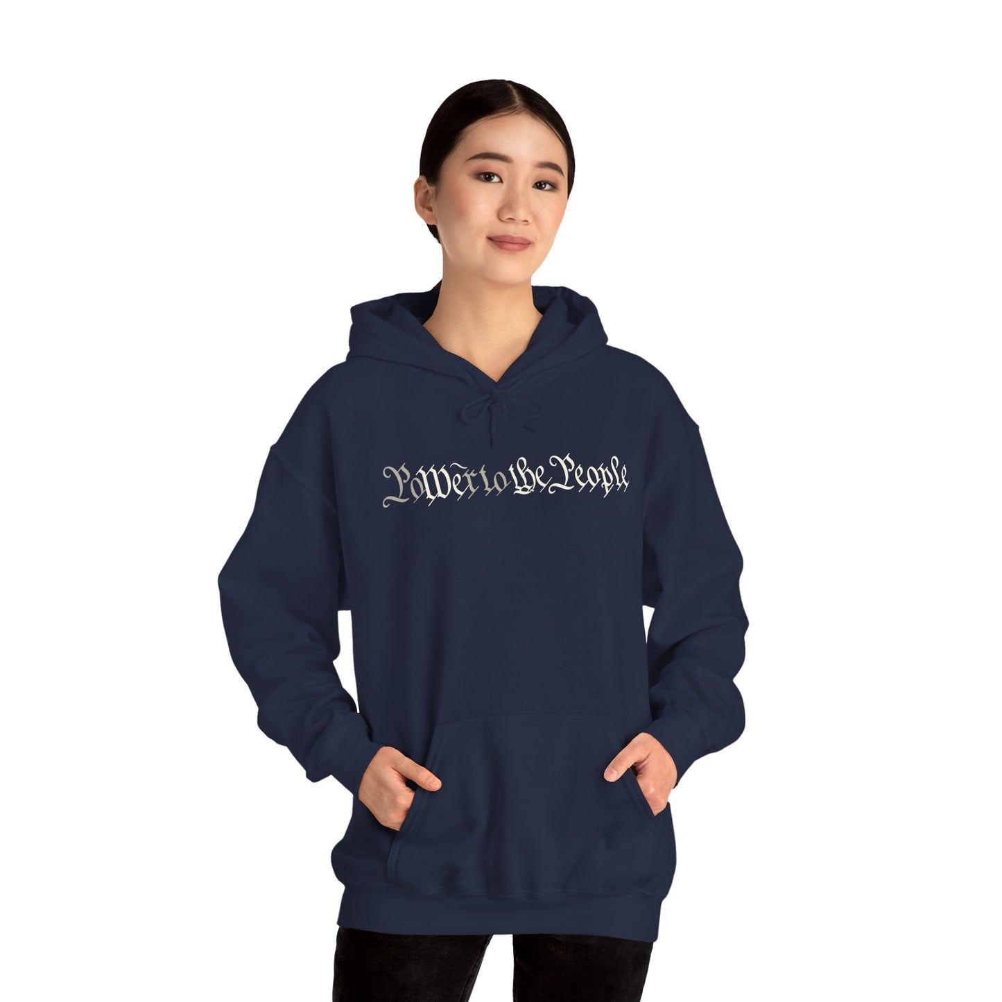 poWEr to THE PEOPLE Unisex Heavy Blend™ Hooded Sweatshirt