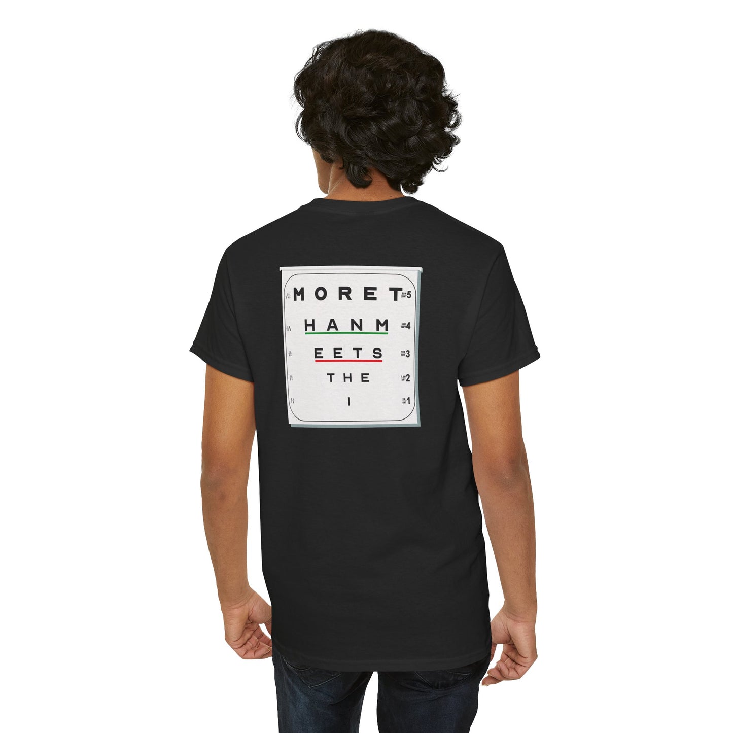 MORE THAN MEETS THE I TEST Unisex Heavy Cotton Tee