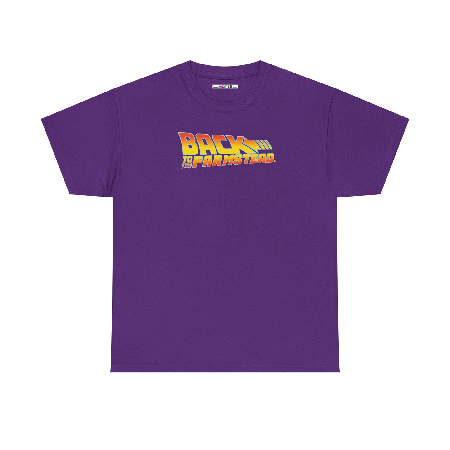 BACK TO THE FARMSTEAD Unisex Heavy Cotton Tee