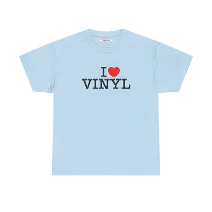 I ❤️ VINYL Unisex Heavy Cotton Tee