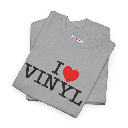 I ❤️ VINYL Unisex Heavy Cotton Tee