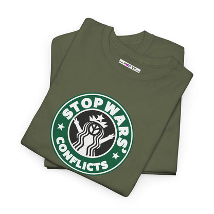 STOP WARS' CONFLICTS Unisex Heavy Cotton Tee