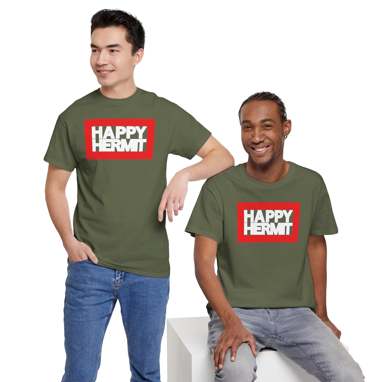HAPPY HERMIT Unisex Heavy Cotton Tee