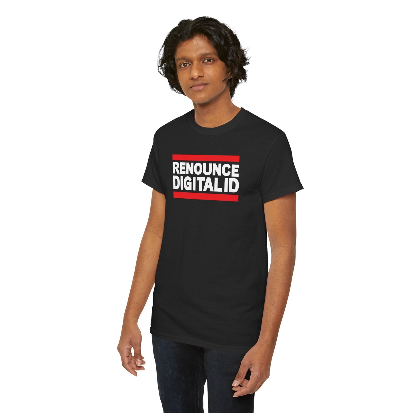 RENOUNCE DIGITAL ID Unisex Heavy Cotton Tee