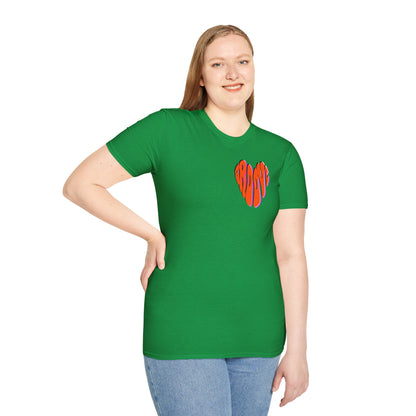 GROOVE is in THE HEART Unisex Softstyle 100% Cotton T-Shirt