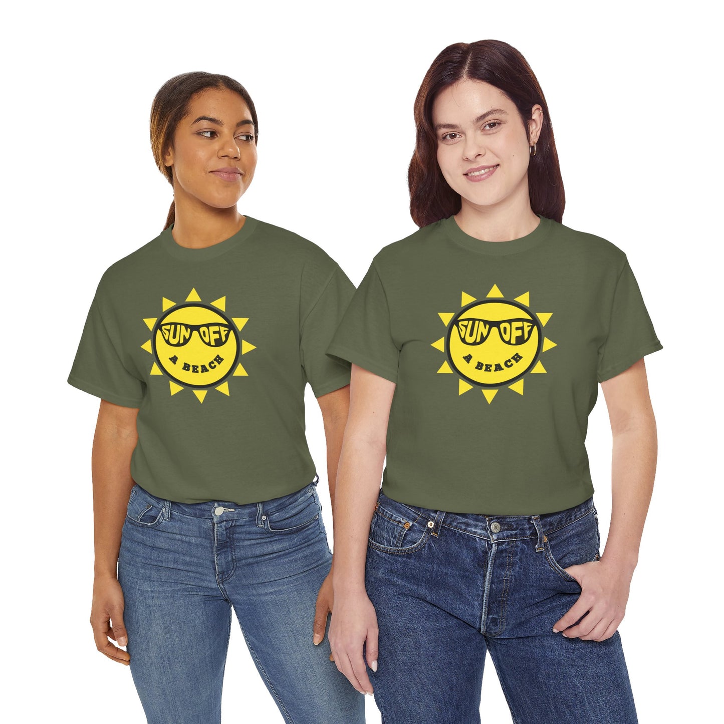 SUN OFF A BEACH Unisex Heavy Cotton Tee