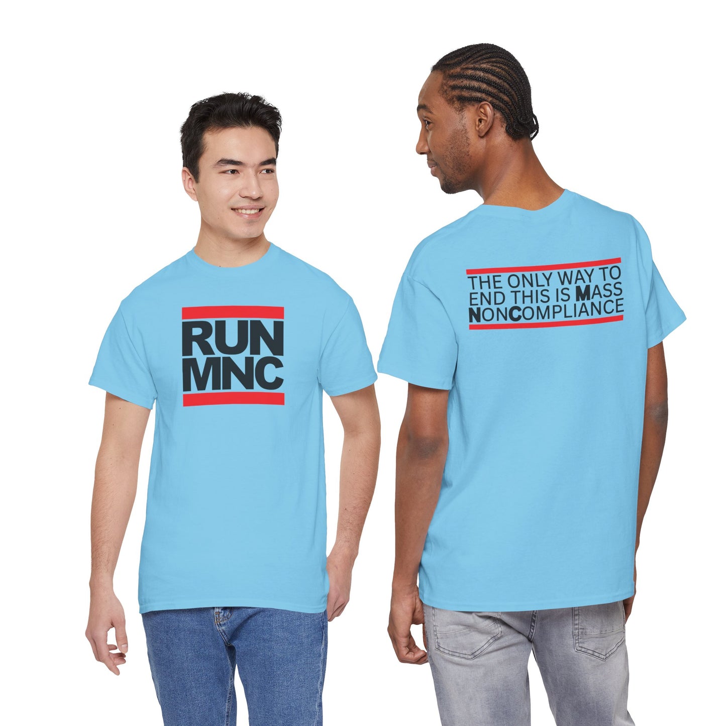 RUNMNC Unisex Heavy Cotton Tee