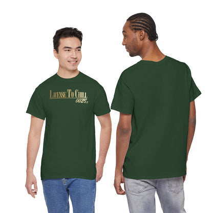 LICENSE TO CHILL 00Zzz Unisex Heavy Cotton Tee