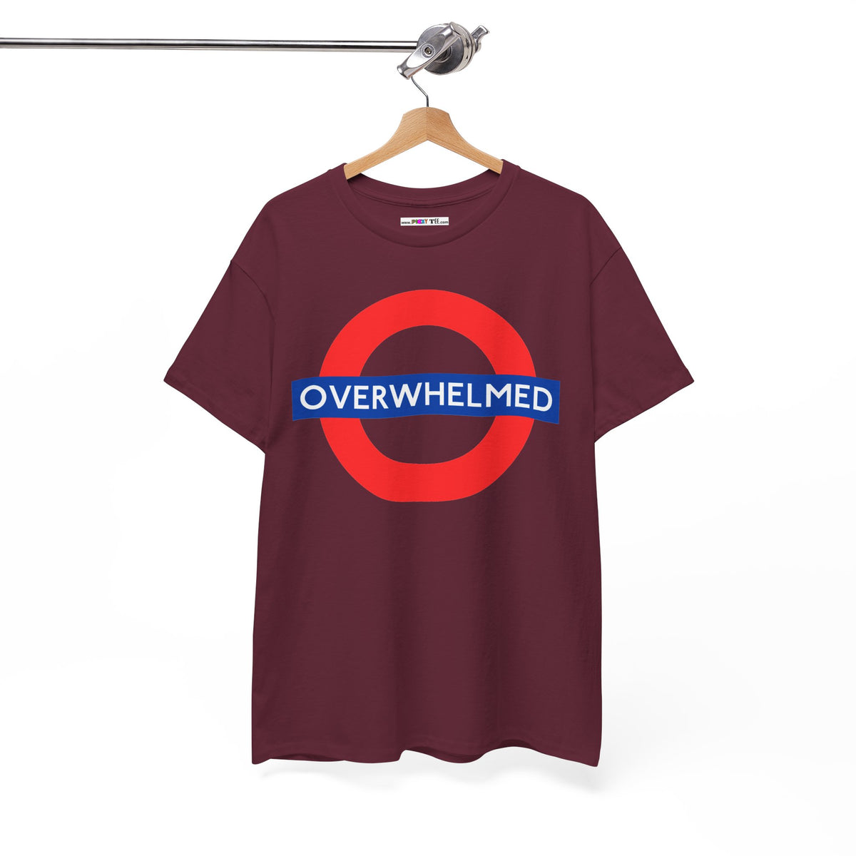 OVERWHELMED Unisex Heavy Cotton Tee