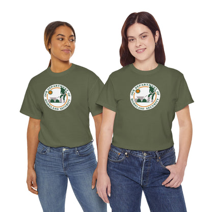 HOMELAND SECURITY (OUR DEPARTMENT OF) Unisex Heavy Cotton Tee