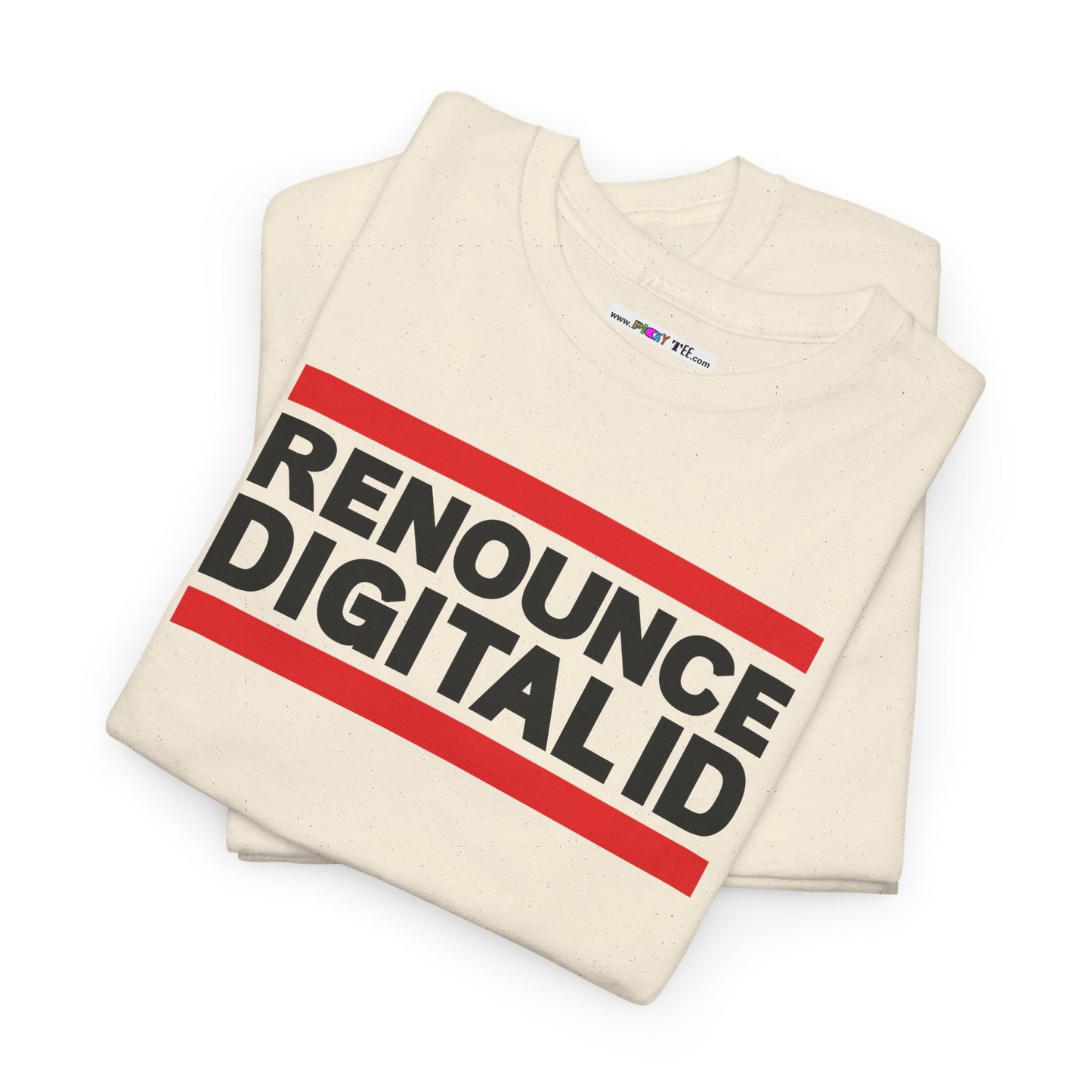 RENOUNCE DIGITAL ID Unisex Heavy Cotton Tee