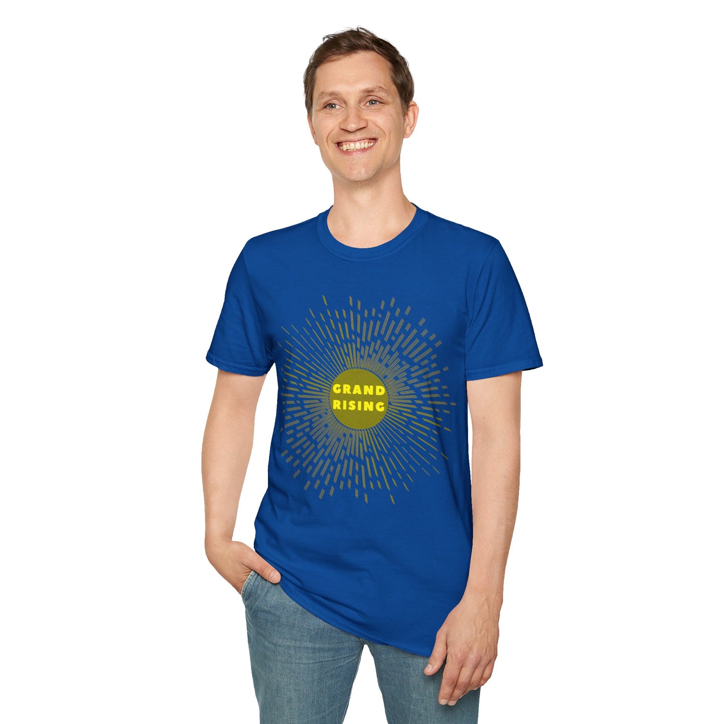 GRAND RISING Unisex Softstyle 100% Cotton T-Shirt