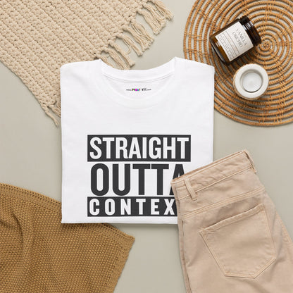STRAIGHT OUTTA CONTEXT Unisex Heavy Cotton Tee