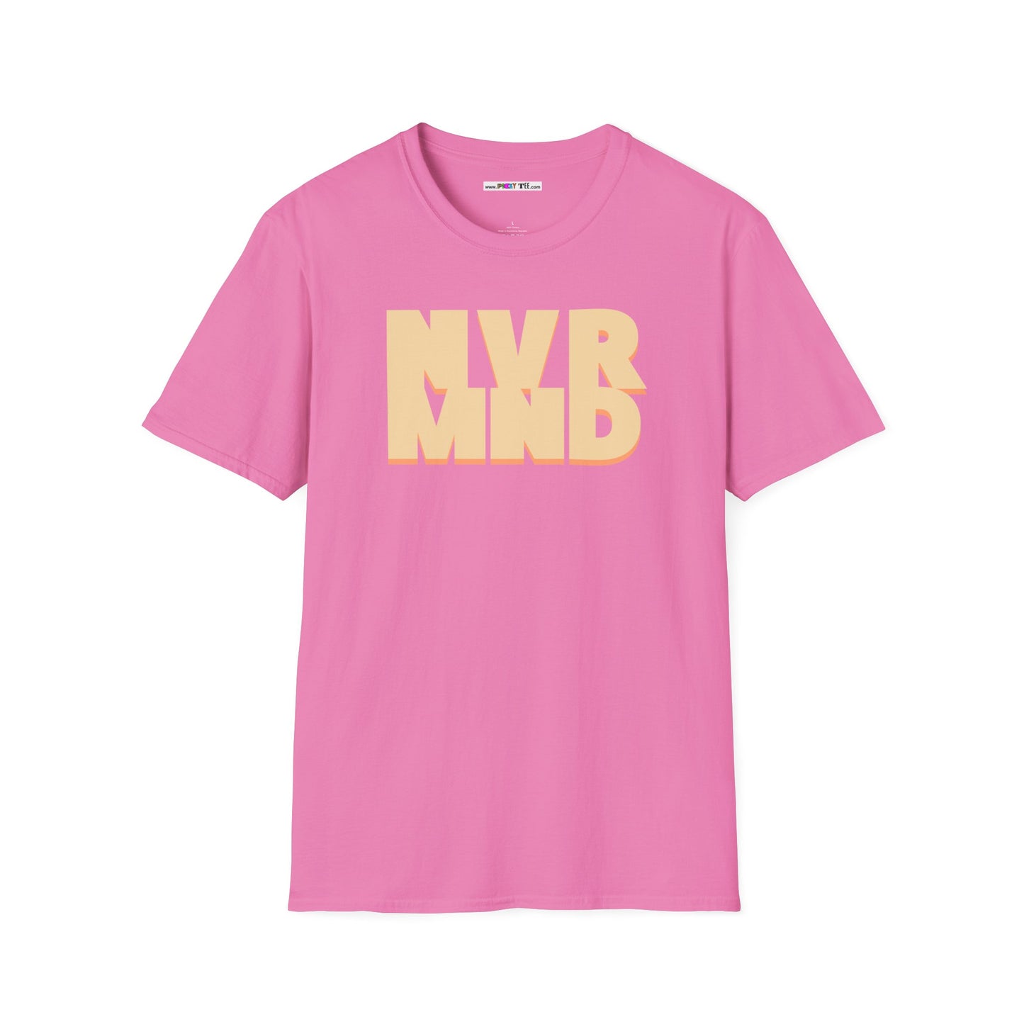 NVR MND Unisex Softstyle 100% Cotton T-Shirt