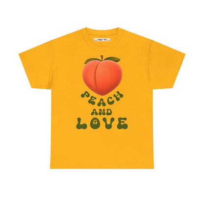 PEACH AND LOVE Unisex Heavy Cotton Tee