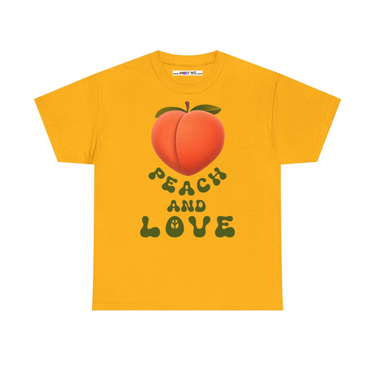 PEACH AND LOVE Unisex Heavy Cotton Tee