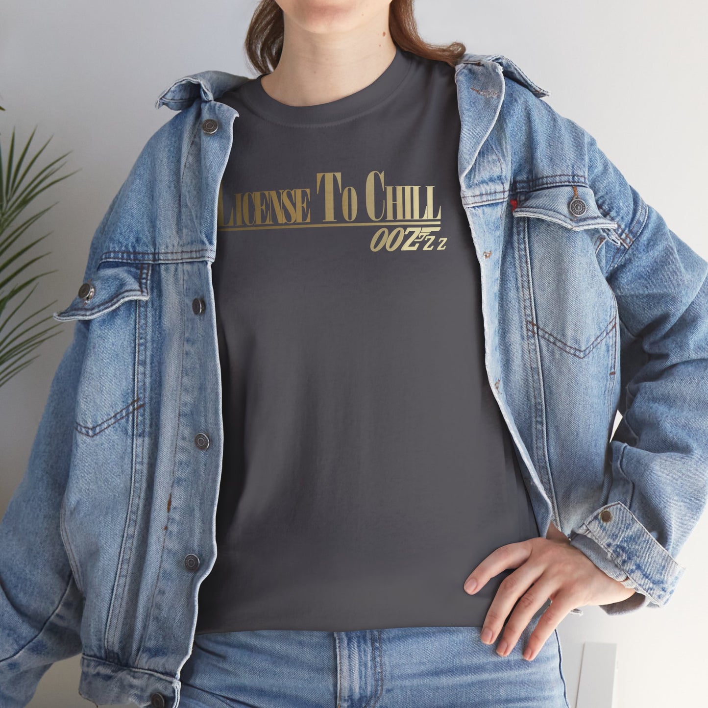 LICENSE TO CHILL 00Zzz Unisex Heavy Cotton Tee