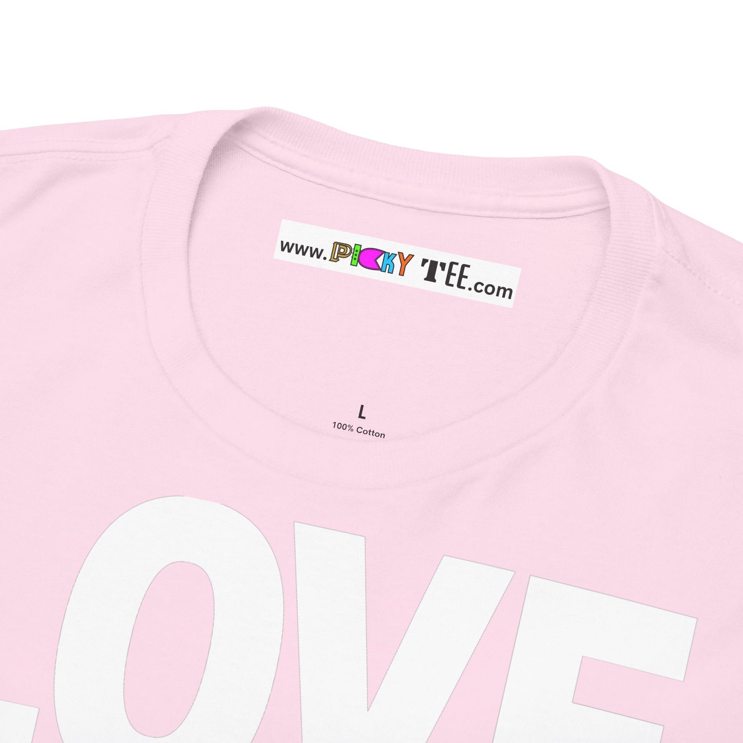 LOVE LIFE LIVE LOVE Unisex Heavy Cotton Tee