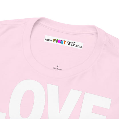 LOVE LIFE LIVE LOVE Unisex Heavy Cotton Tee