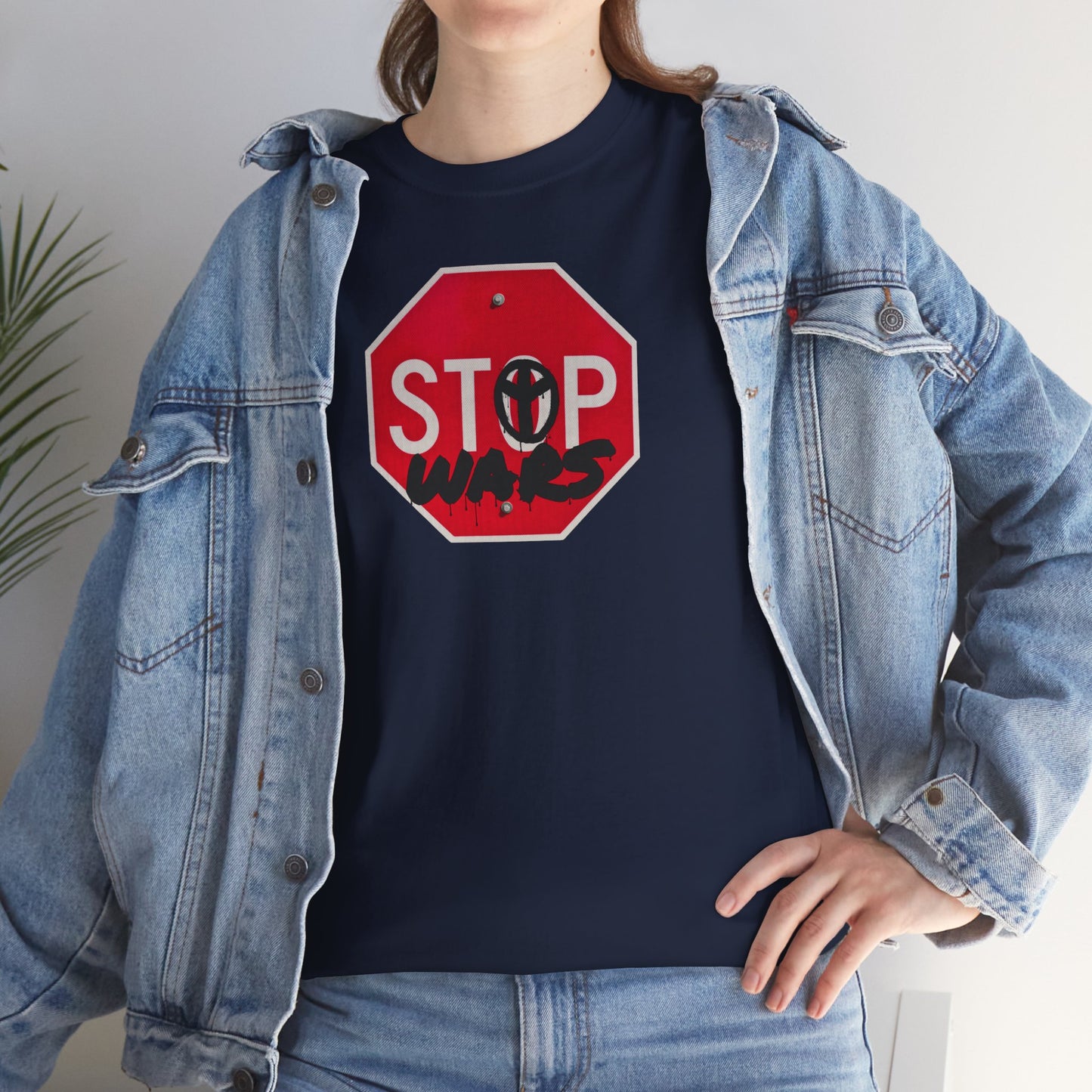 STOP wars Unisex Heavy Cotton Tee