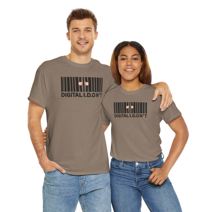 DIGITAL I.D.ON'T Unisex Heavy Cotton Tee