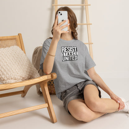 RESIST STANCE UNITED Unisex Heavy Cotton Tee