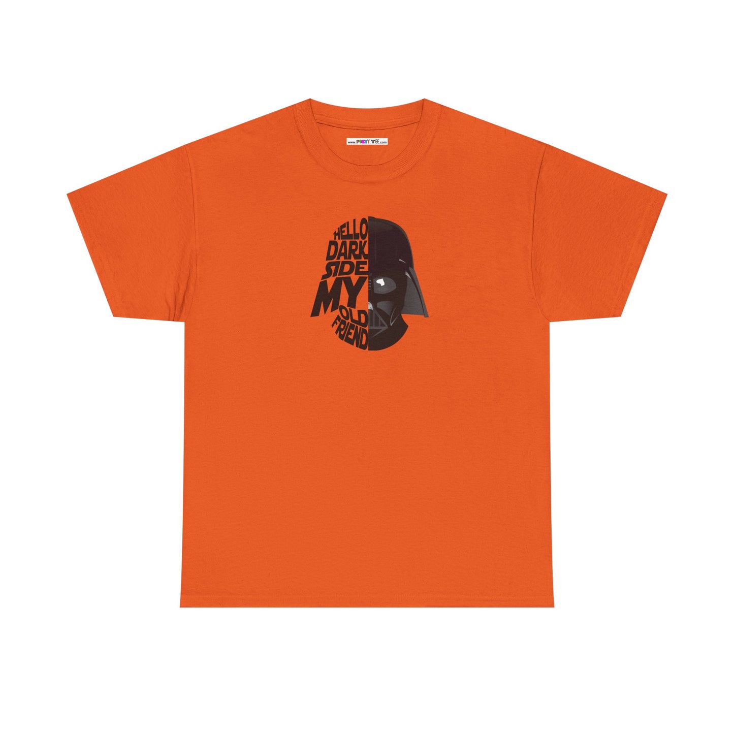 HELLO DARKSIDE MY OLD FRIEND Unisex Heavy Cotton Tee