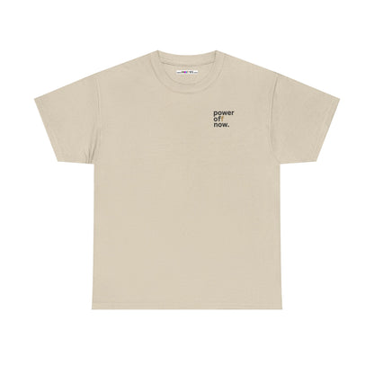 power off now Unisex Heavy Cotton Tee