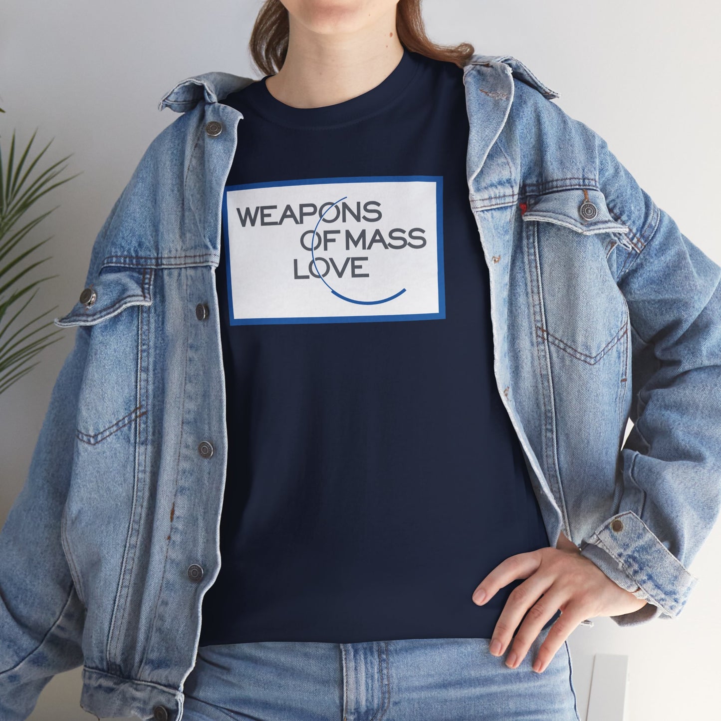 WEAPONS OF MASS LOVE Unisex Heavy Cotton Tee