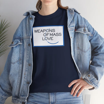 WEAPONS OF MASS LOVE Unisex Heavy Cotton Tee
