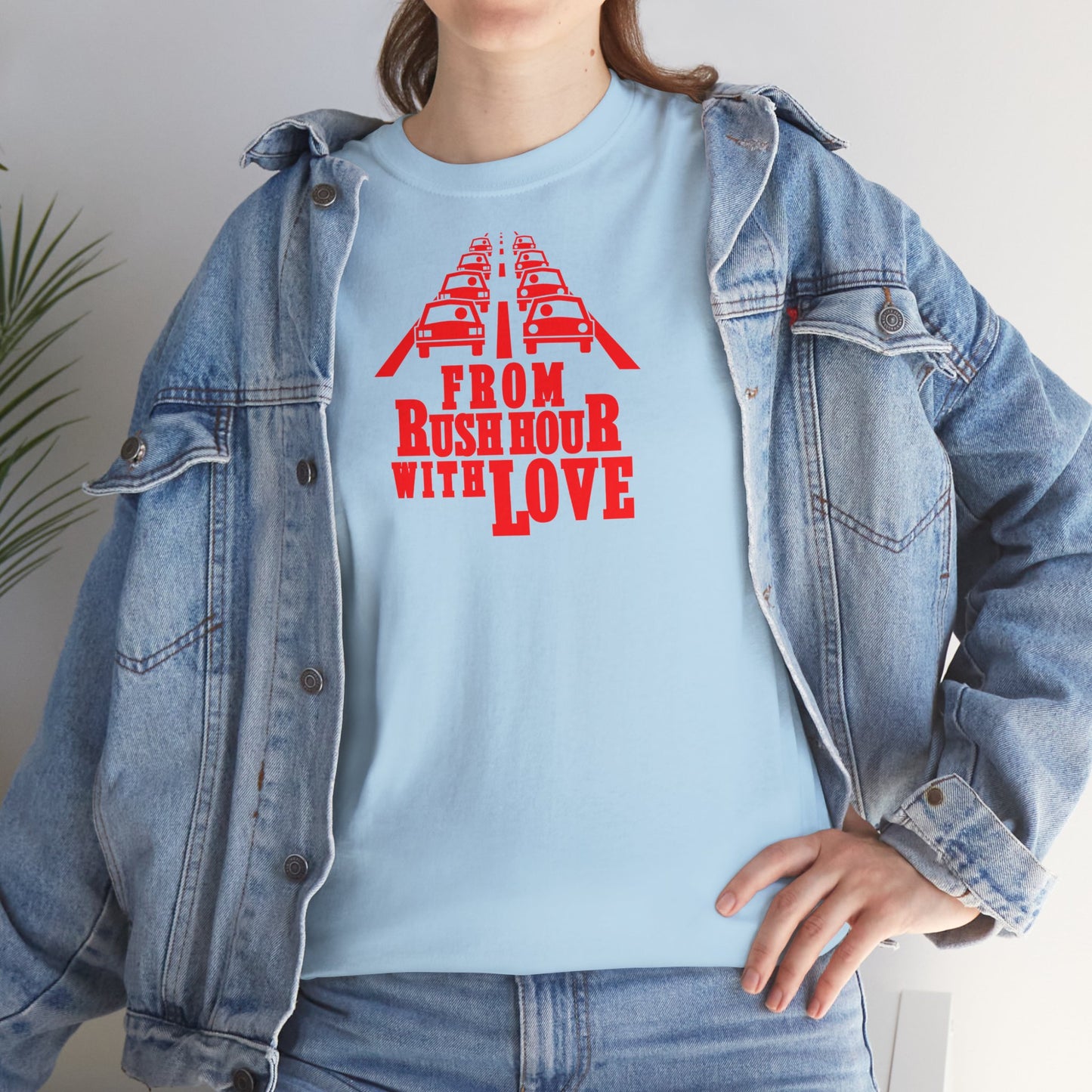 FROM RUSH HOUR WITH LOVE Unisex Heavy Cotton Tee