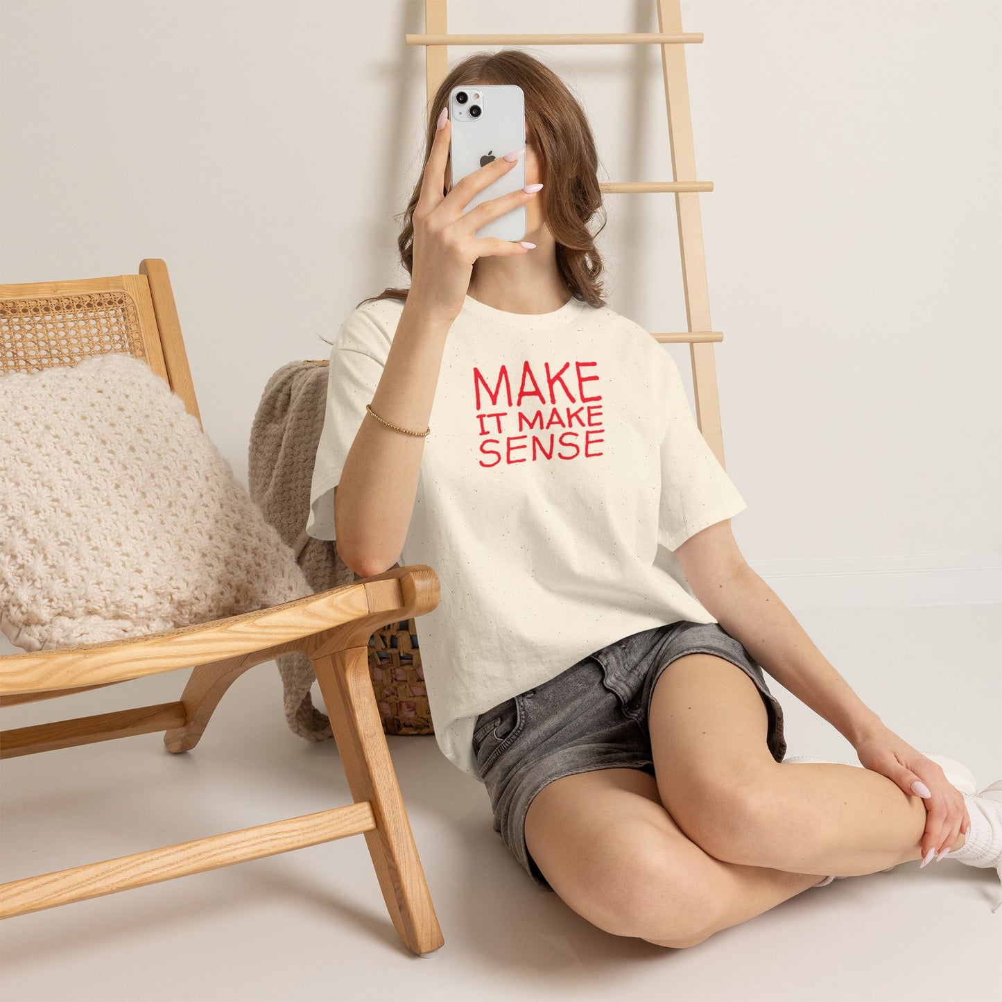 MAKE IT MAKE SENSE Unisex Heavy Cotton Tee