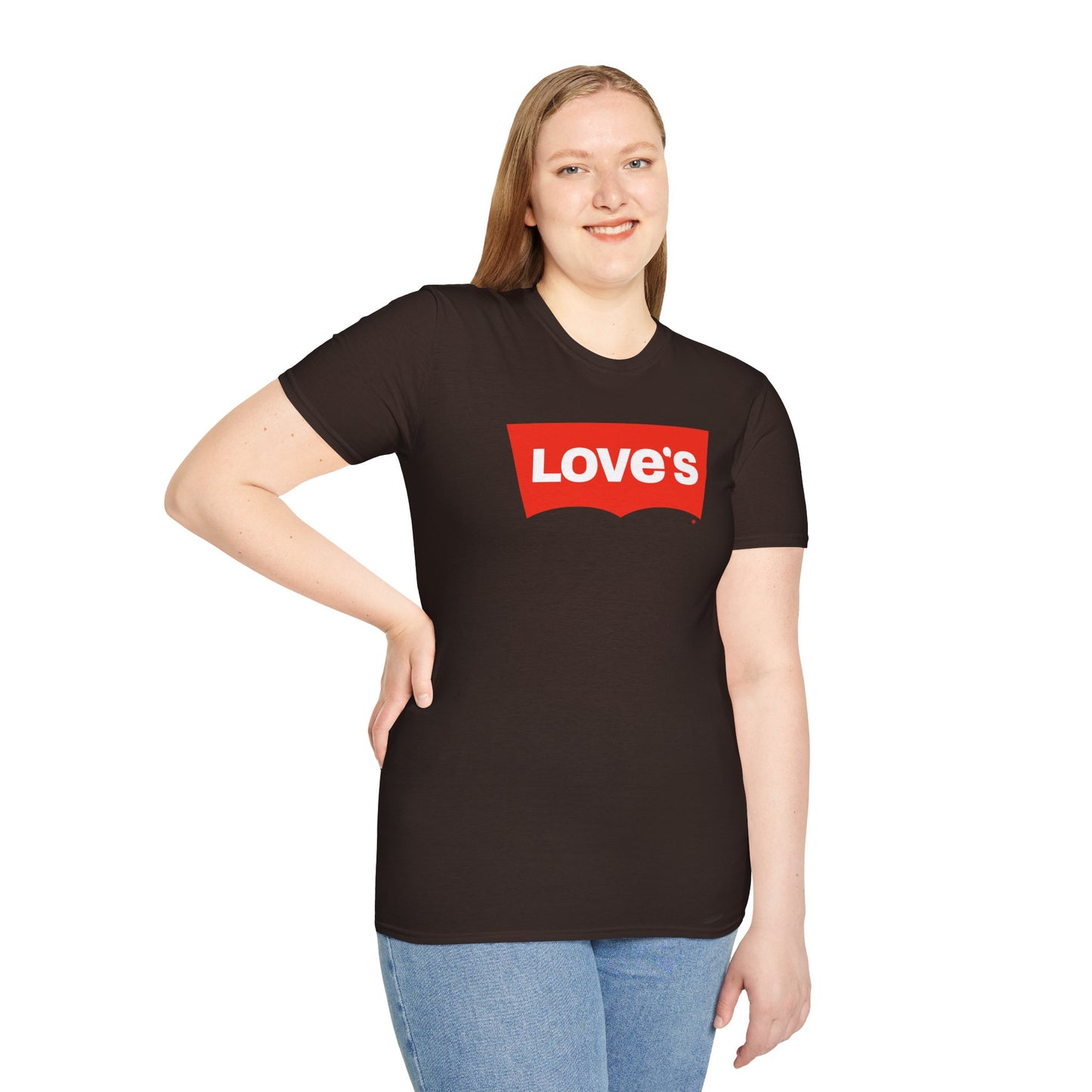 LOVE'S Unisex Softstyle 100% Cotton T-Shirt