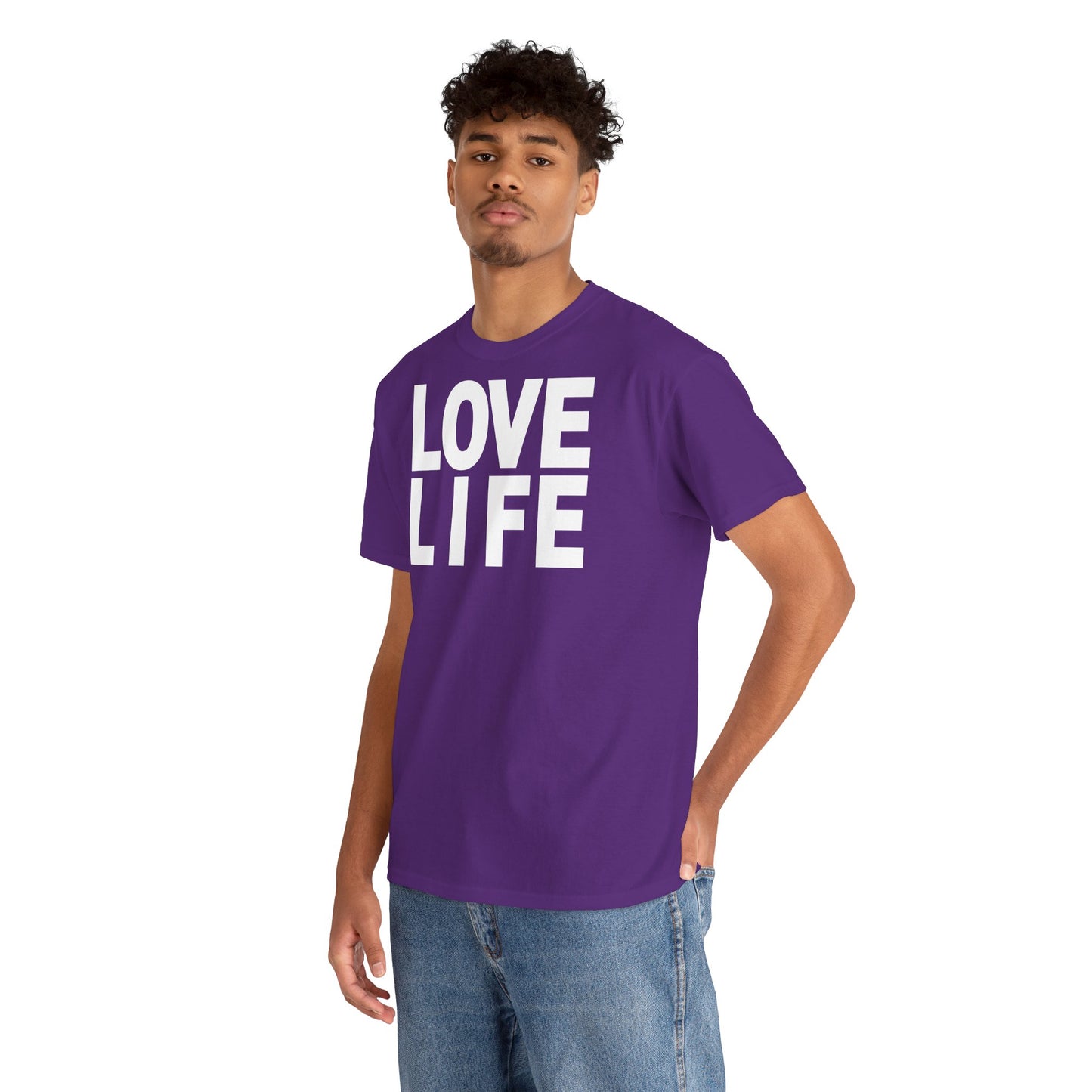 LOVE LIFE Unisex Heavy Cotton Tee