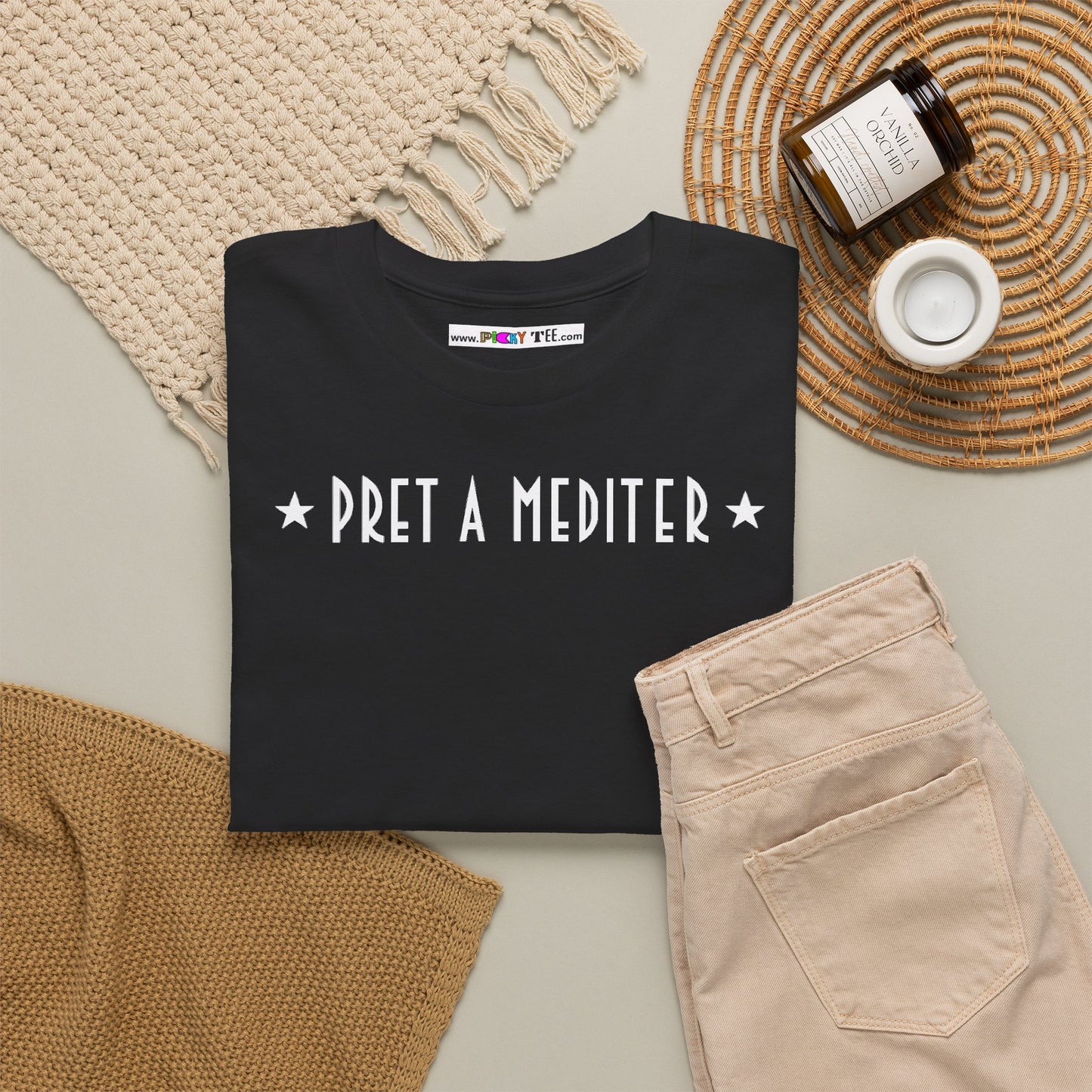 * PRET A MEDITER * Unisex Heavy Cotton Tee