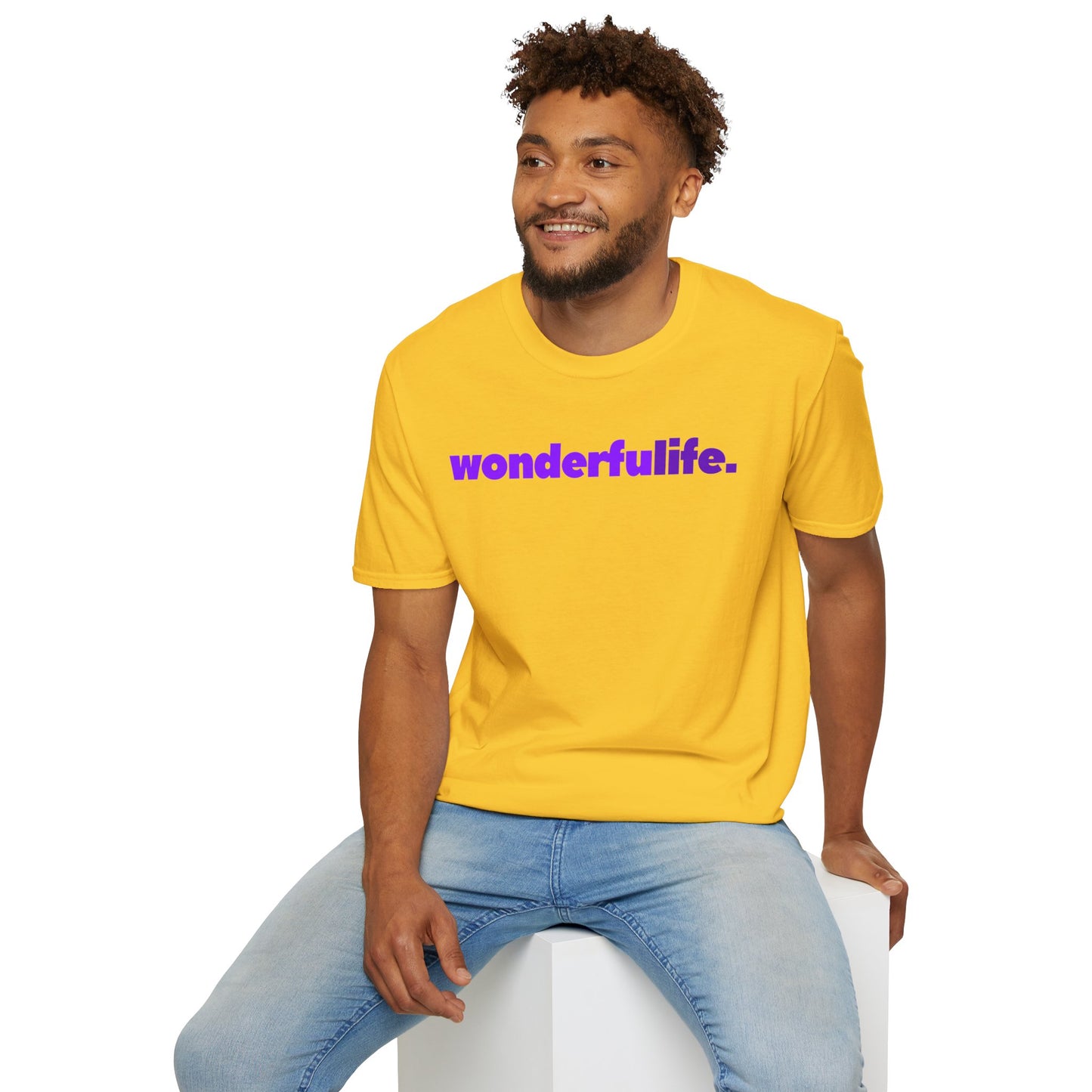 wonderfuLIFE. Unisex Softstyle 100% Cotton T-Shirt