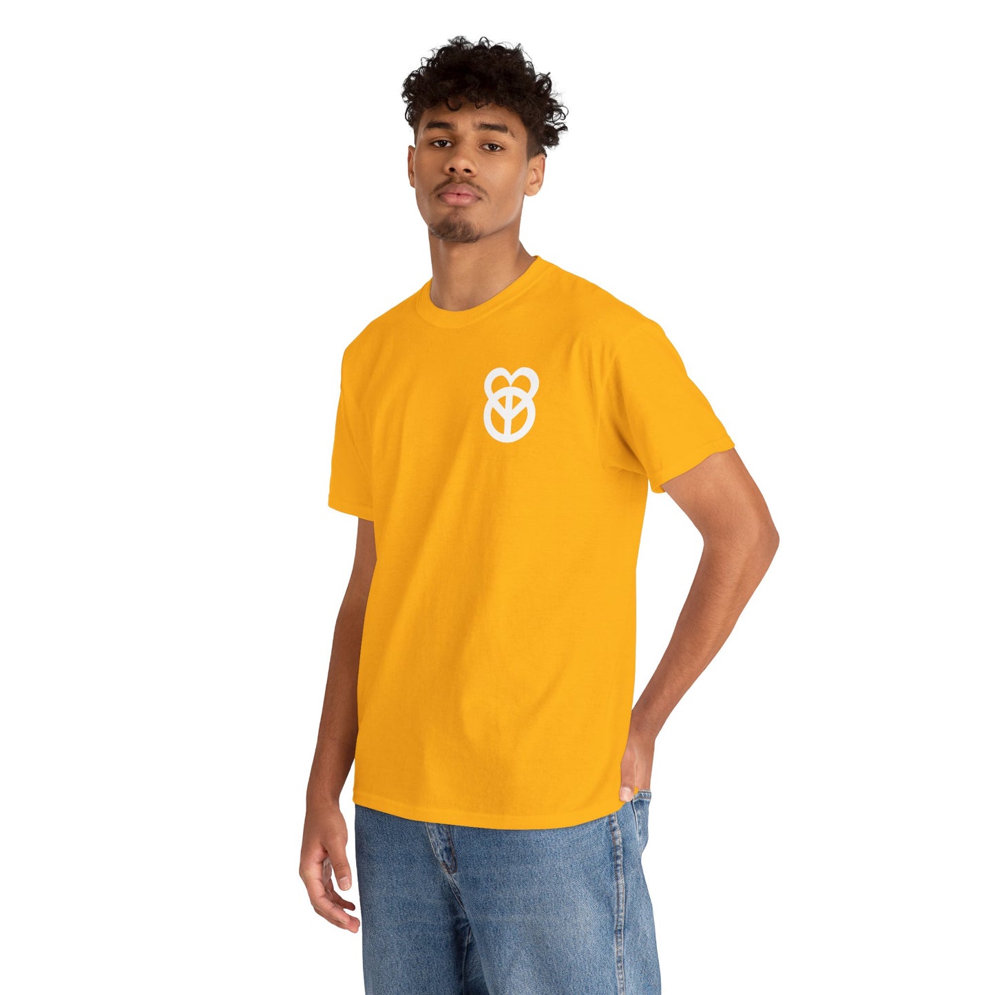 KEEP PEACE AND LOVE ON Unisex Heavy Cotton Tee