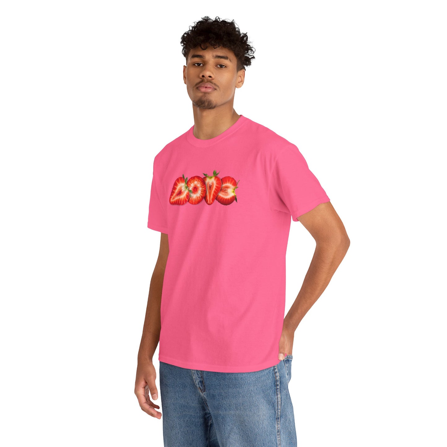 BERRY MUCH LOVE Unisex Heavy Cotton Tee