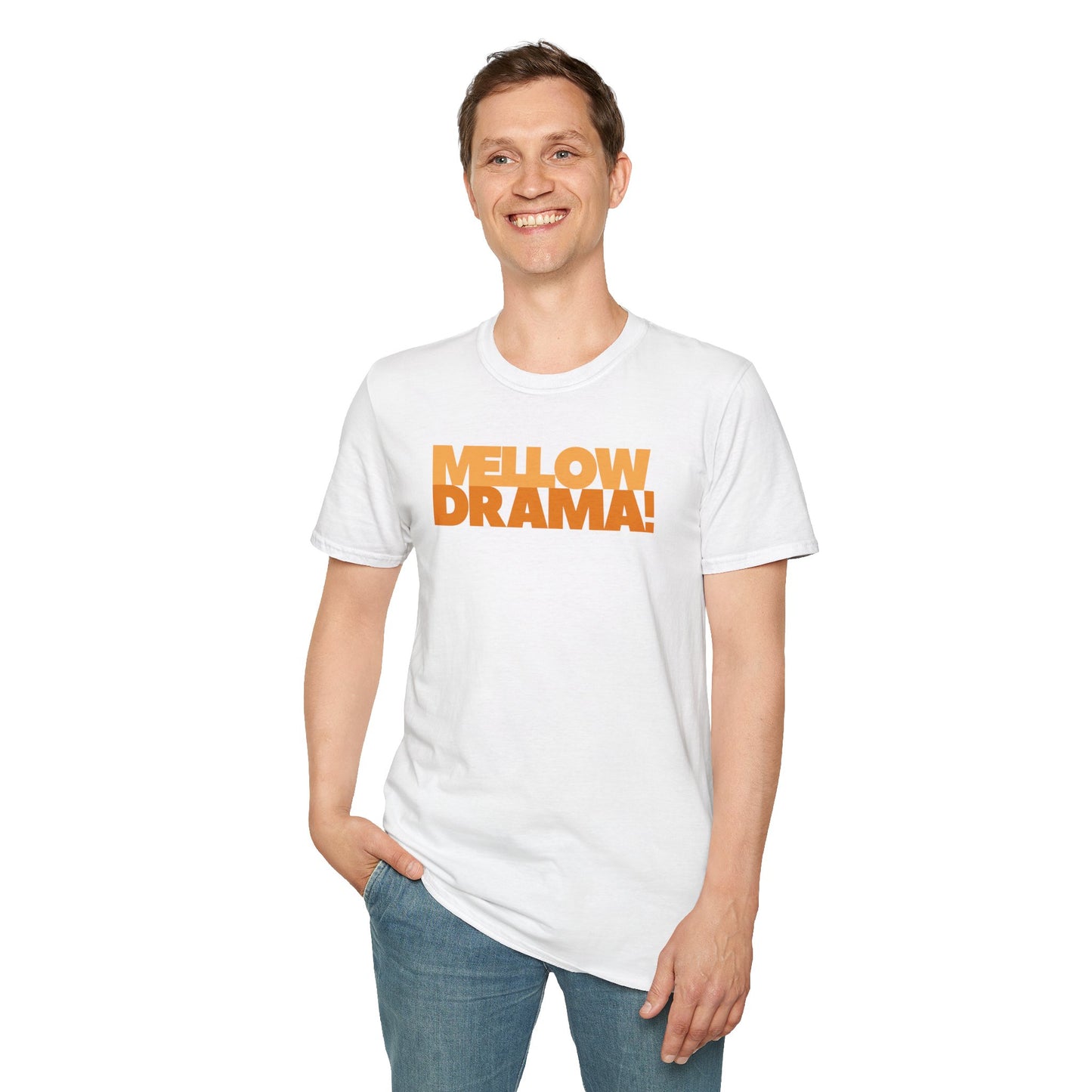 mellow DRAMA! Unisex Softstyle 100% Cotton T-Shirt