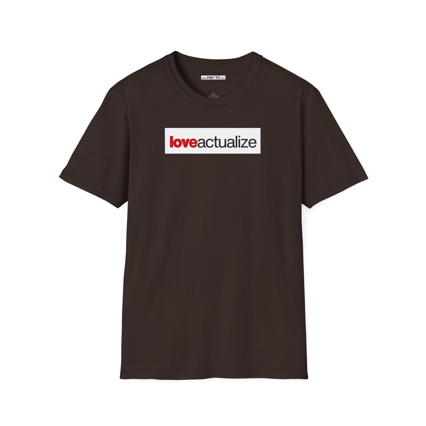 loveactualize Unisex Softstyle 100% Cotton T-Shirt