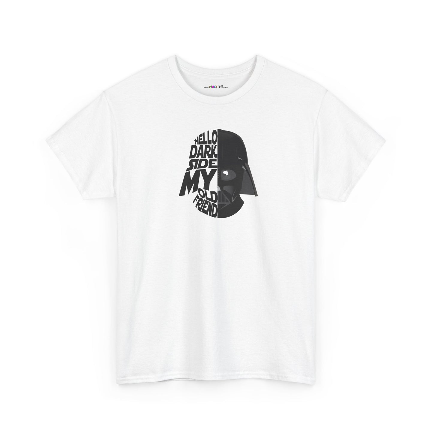 HELLO DARKSIDE MY OLD FRIEND Unisex Heavy Cotton Tee
