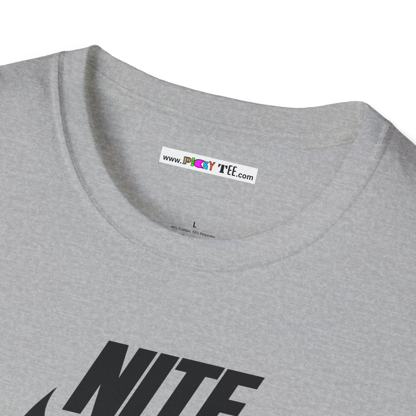 NITE....JUST DO IT....TOMORROW Unisex Softstyle 100% Cotton T-Shirt