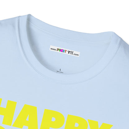 HAPPY PLACE/PEACE Unisex Softstyle 100% Cotton T-Shirt