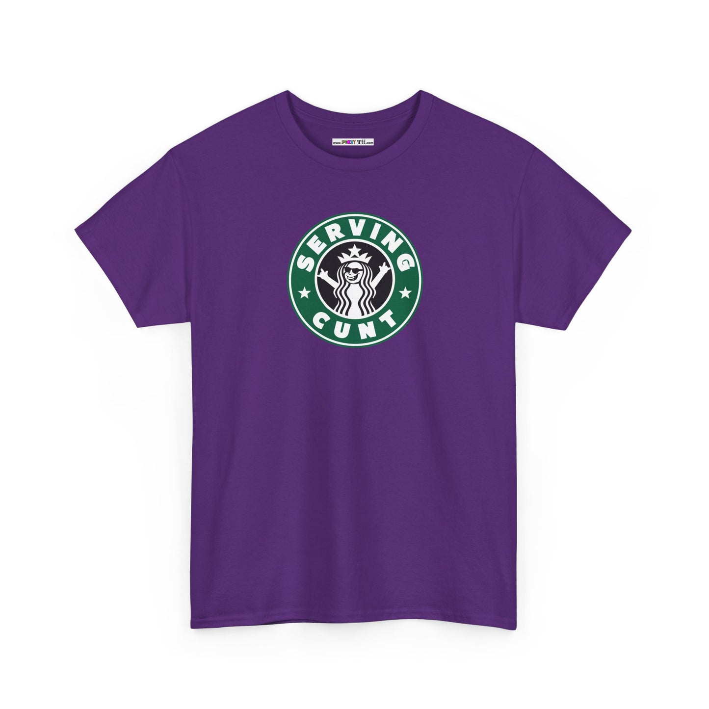 SERVINGCUNT Unisex Heavy Cotton Tee