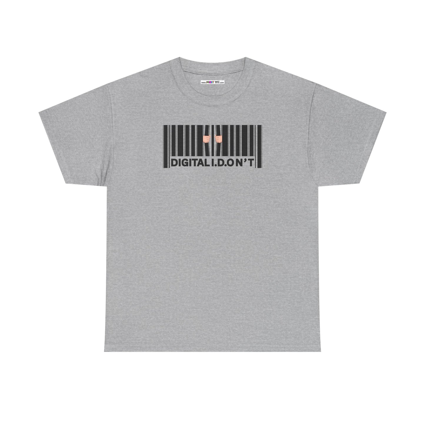 DIGITAL I.D.ON'T Unisex Heavy Cotton Tee