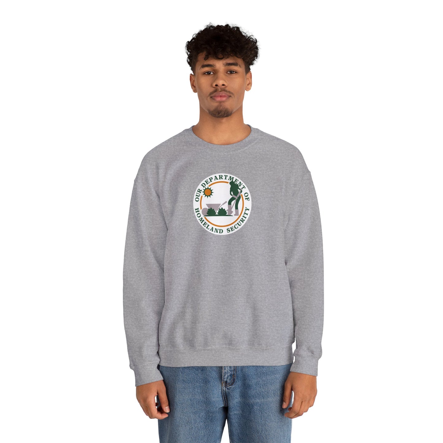 HOMELAND SECURITY (OUR DEPARTMENT OF)  Unisex Heavy Cotton Sweatshirt