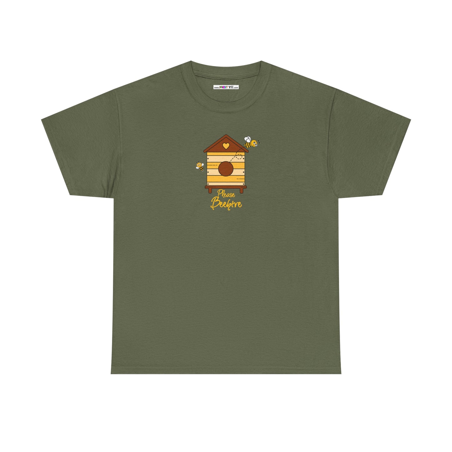Please Beehive Unisex Heavy Cotton Tee