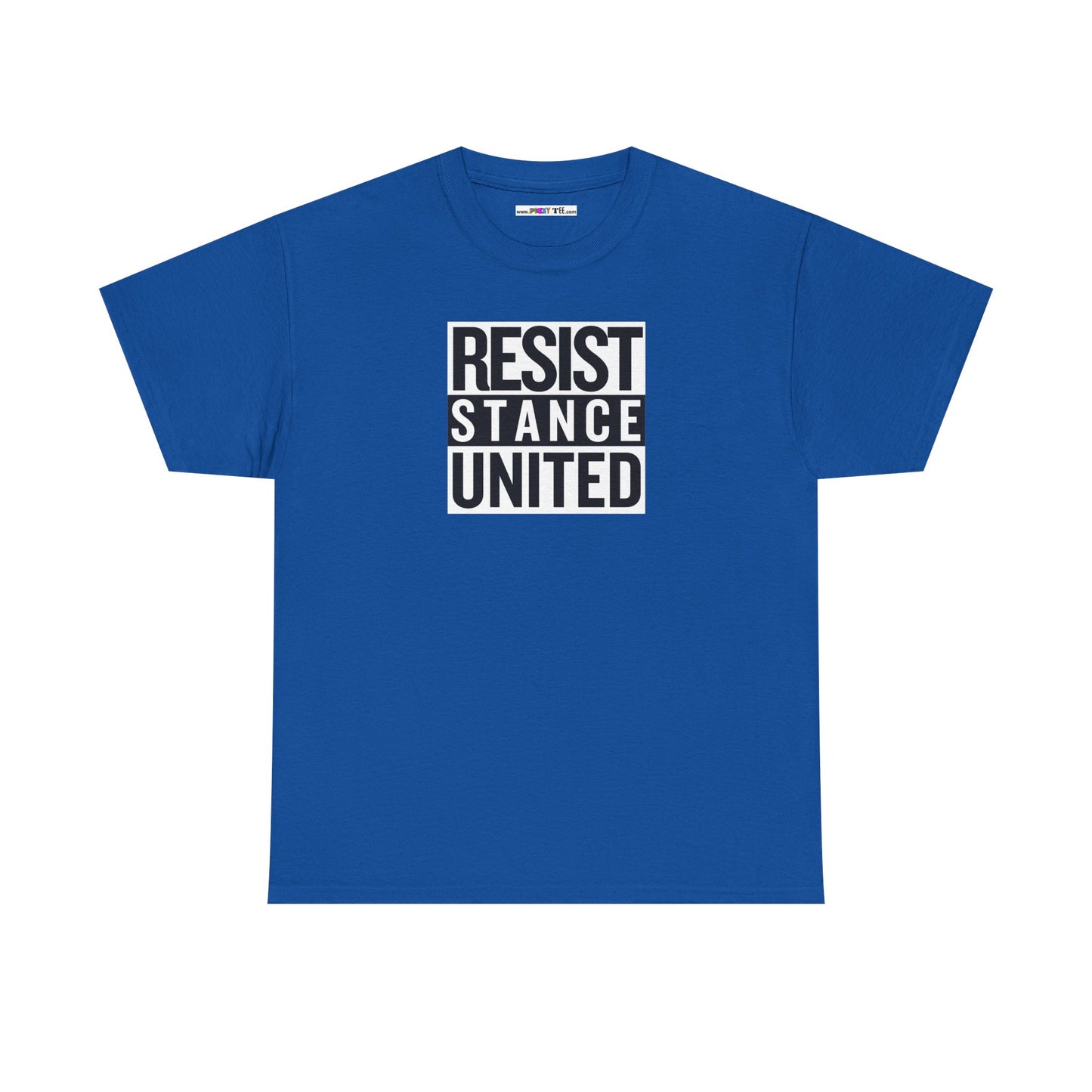 RESIST STANCE UNITED Unisex Heavy Cotton Tee